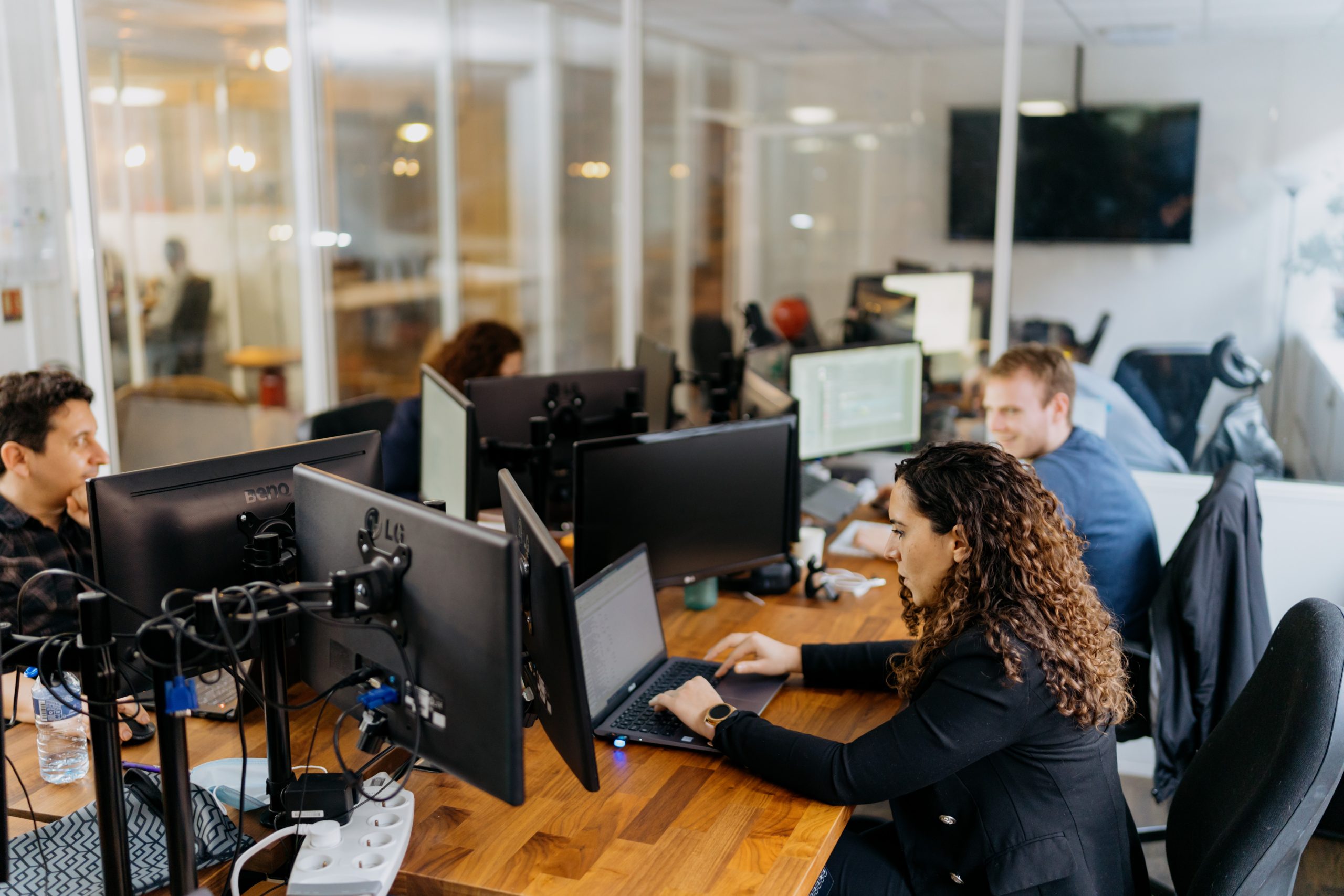 Bureaux d’EA Lab, un espace collaboratif dédié au développement web et aux solutions SaaS. 