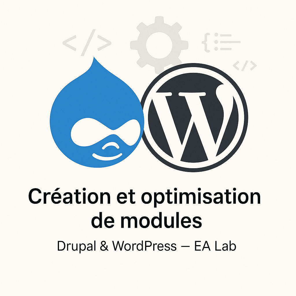 EA Lab Web & SaaS: Création et optimisation de modules